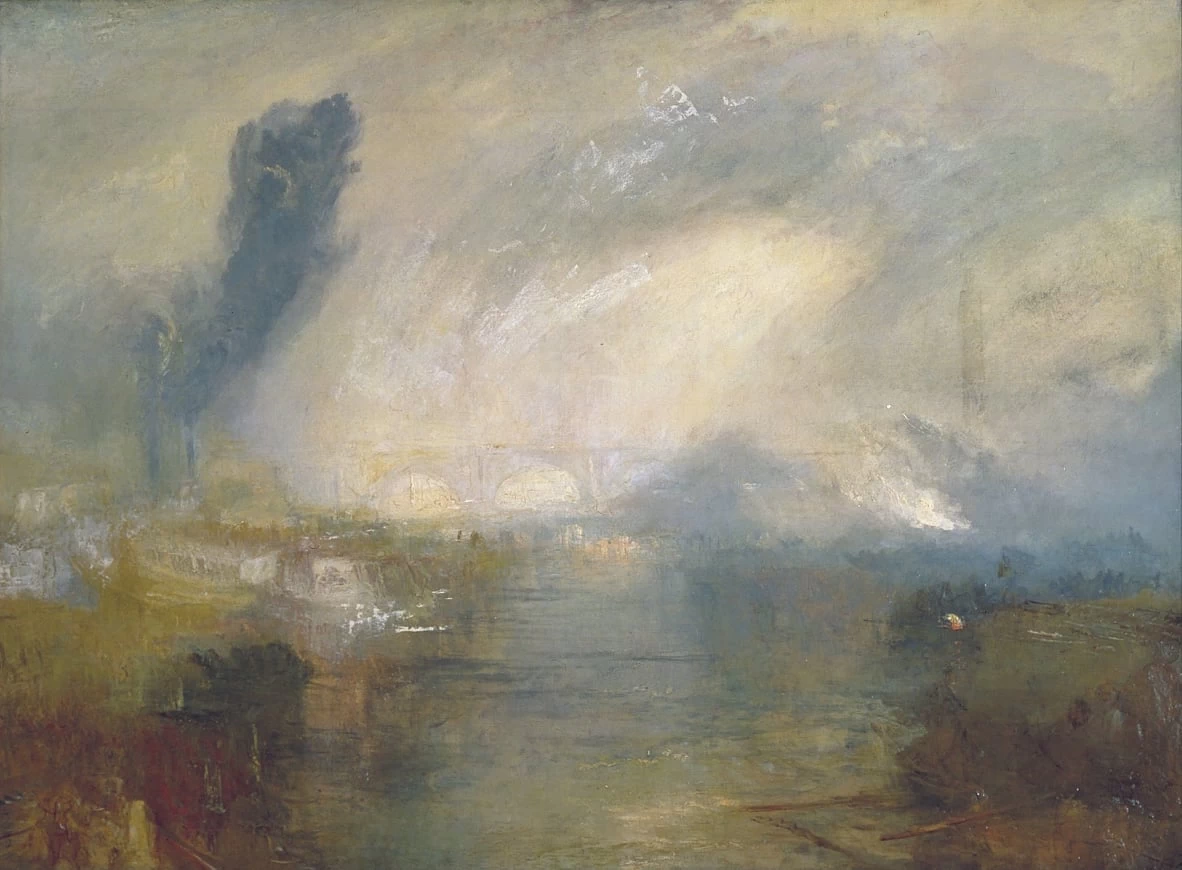 Il Tamigi sopra il ponte di Waterloo, 1830